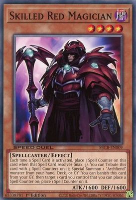 Skilled Red Magician - SBCB-EN009 - Common 1st Edition Speed Duel Battle City Box 1st Edition Singles