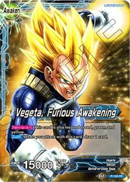 SH Vegeta // Vegeta, Furious Awakening (Draft Box 04 Tournament) - Promotion Cards (PR) Promotion Cards