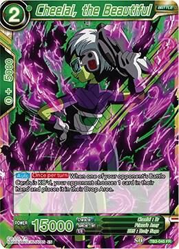 SH Cheelai, the Beautiful - Clash of Fates (DBS-TB03) Clash of Fates Feature Rare