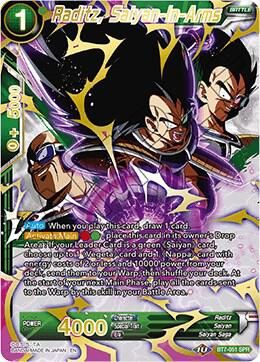 SH Raditz, Saiyan-In-Arms (SPR) - Assault of the Saiyans (DBS-B07) Assault of the Saiyans