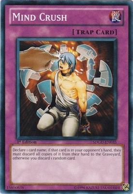 Mind Crush - SDGU-EN035 - Common 1st Edition Structure Deck: Gates of the Underworld 1st Edition Singles