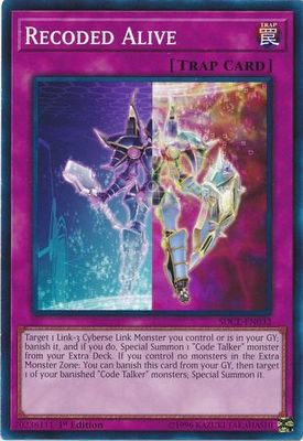Recoded Alive - SDCL-EN032 - Common 1st Edition Cyberse Link Singles