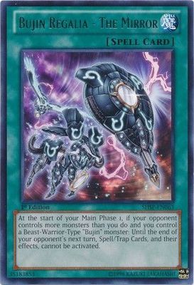 Bujin Regalia - The Mirror - SHSP-EN063 - Rare 1st Edition Shadow Specters 1st Edition Singles (espanol)