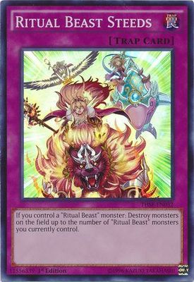 Ritual Beast Steeds - THSF-EN032 - Super Rare 1st Edition The Secret Forces (THSF) 1st Edition Singles