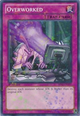 Overworked - BP02-EN197 - Mosaic Rare 1st Edition Battle Pack 2: War of the Giants Mosaic Rare 1st Edition Singles