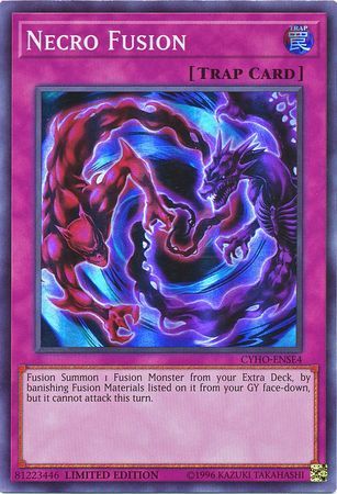 Necro Fusion - CYHO-ENSE4 - Super Rare Limited Edition Cybernetic Horizon 1st Edition Singles