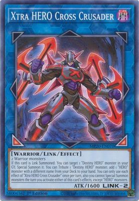Xtra HERO Cross Crusader - MP20-EN070 - Common 1st Edition 2020 Mega-Tin: Lost Memories 1st Edition Singles