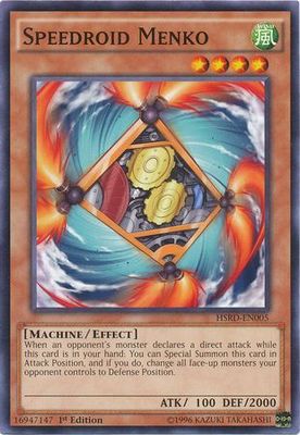 Speedroid Menko - HSRD-EN005 - Common 1st Edition High-Speed Riders 1st Edition Singles