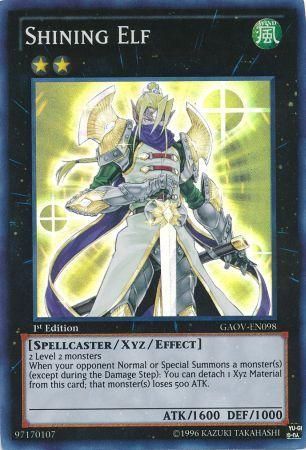 Shining Elf - GAOV-EN098 - Super Rare 1st Edition Galactic Overlord 1st Edition Singles