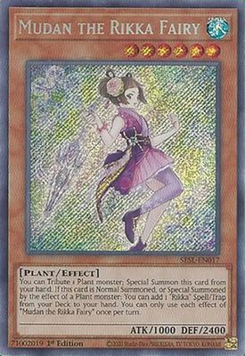 SH Mudan the Rikka Fairy - SESL-EN017 - Secret Rare 1st Edition Secret Slayers Singles