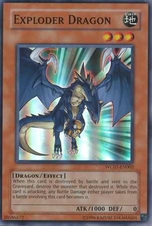 Exploder Dragon - WC07-EN002 - Super Rare Yu-Gi-Oh! Promo Cards