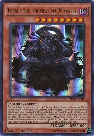 SH Erebus the Underworld Monarch - SR01-EN001 - Ultra Rare 1st Edition Structure Deck: Emperor of Darkness 1st Edition Singles