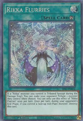 SH Rikka Flurries - SESL-EN024 - Secret Rare 1st Edition Secret Slayers Singles