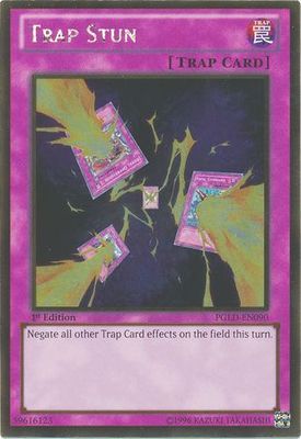 SH Trap Stun - PGLD-EN090 - Gold Rare 1st Edition Premium Gold 1st Edition Singles