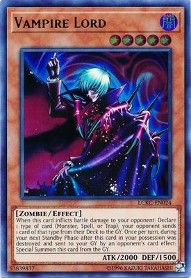 Vampire Lord - LCKC-EN024 - Ultra Rare Unlimited Legendary Collection Kaiba Unlimited Singles