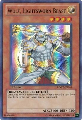 Wulf, Lightsworn Beast - LCGX-EN248 - Ultra Rare 1st Edition Legendary Collection 2 1st Edition Singles