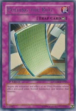 Pulling the Rug - STON-EN060 - Rare 1st Edition Strike of Neos [STON] 1st Edition Singles