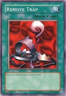 Remove Trap - SDJ-034 - Common Unlimited Starter Deck: Joey [SDJ] Unlimited Singles