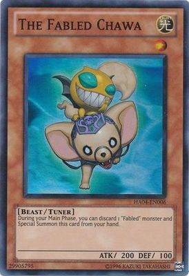 The Fabled Chawa - HA04-EN006 - Super Rare Unlimited Hidden Arsenal 4: Trishula&#39;s Triumph [HA04] Unlimited Singles