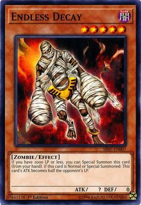 Endless Decay - SR07-EN007 - Common 1st Edition Structure Deck: Zombie Horde Singles