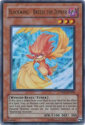 Blackwing - Breeze the Zephyr - TSHD-EN003 - Ultra Rare Unlimited The Shining Darkness [TSHD] Unlimited Singles