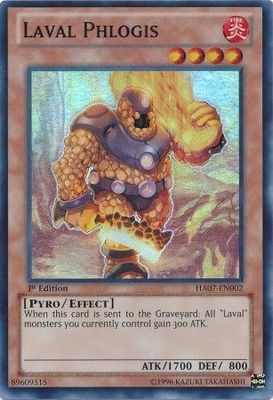 Laval Phlogis - HA07-EN002 - Super Rare 1st Edition Hidden Arsenal 7: Knight of Stars 1st Edition Singles