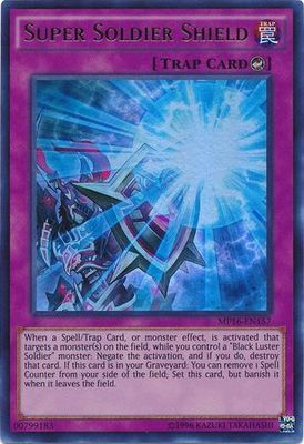 Super Soldier Shield - MP16-EN157 - Ultra Rare Unlimited Yu-Gi-Oh! 2016 Mega-Tins Unlimited Singles