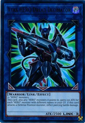 SH Xtra HERO Dread Decimator - LEHD-ENA00 - Ultra Rare 1st Edition Legendary Hero Decks 1st Edition Singles