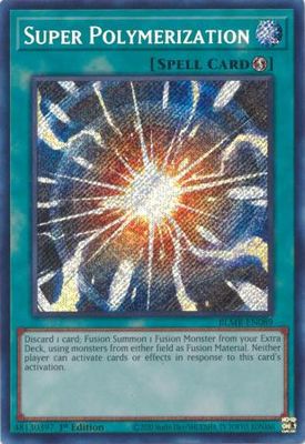 SH Super Polymerization - BLMR-EN089 - Secret Rare 1st Edition Monstrous Revenge 1st Edition Singles