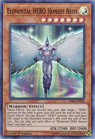 Elemental HERO Honest Neos - LED6-EN019 - Super Rare 1st Edition Legendary Duelists: Magical Hero 1st Edition Singles