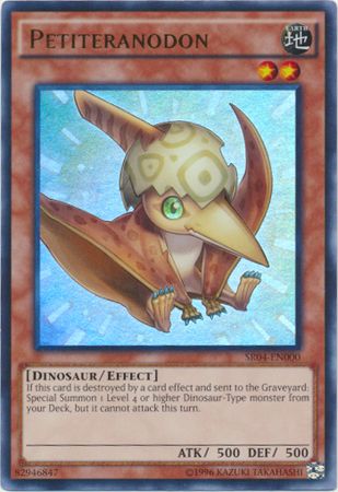 Petiteranodon - SR04-EN000 - Ultra Rare Unlimited Structure Deck: Dinosmasher&#39;s Fury Unlimited Singles