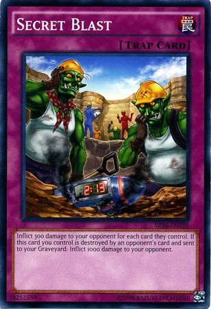 Secret Blast - SR04-EN038 - Common Unlimited Structure Deck: Dinosmasher&#39;s Fury Unlimited Singles