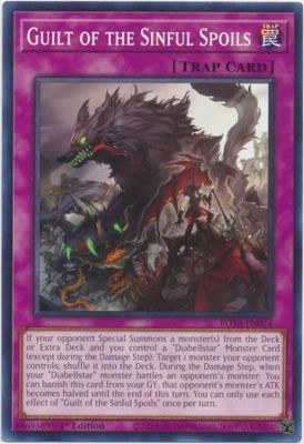 Guilt of the Sinful Spoils - ROTA-EN074 - Common 1st Edition Rage of the Abyss 1st Edition Singles