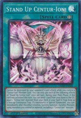 SH Stand Up Centur-Ion! - VASM-EN020 - Super Rare 1st Edition Valiant Smashers 1st Edition Singles