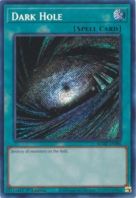 SH Dark Hole - BLMR-EN086 - Secret Rare 1st Edition Monstrous Revenge 1st Edition Singles