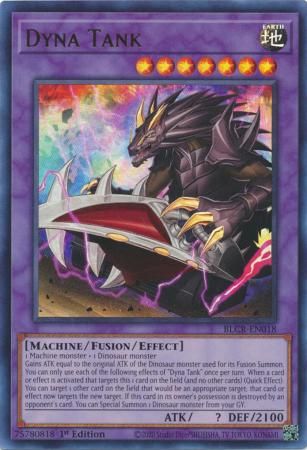 SH Dyna Tank - BLCR-EN018 - Ultra Rare 1st Edition Battles of Legend: Crystal Revenge 1st Edition Singles