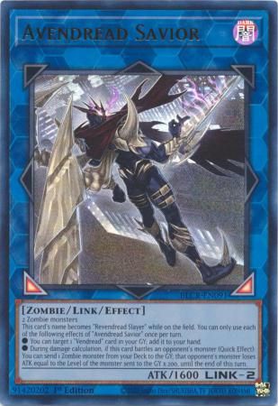 Avendread Savior - BLCR-EN091 - Ultra Rare 1st Edition Battles of Legend: Crystal Revenge 1st Edition Singles