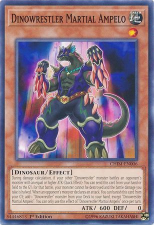 Dinowrestler Martial Ampelo - CHIM-EN006 - Common 1st Edition Chaos Impact 1st Edition Singles