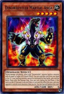 Dinowrestler Martial Anga - DANE-EN008 - Common Unlimited Dark Neostorm Unlimited Singles