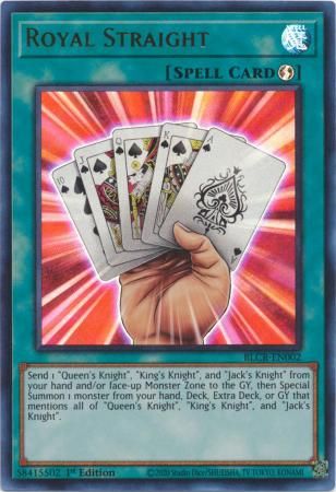 SH Royal Straight - BLCR-EN002 - Ultra Rare 1st Edition Battles of Legend: Crystal Revenge 1st Edition Singles