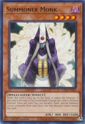 Summoner Monk - VASM-EN025 - Rare 1st Edition Valiant Smashers 1st Edition Singles