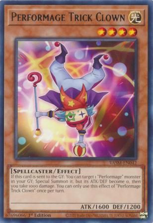 Performage Trick Clown - VASM-EN042 - Rare 1st Edition Valiant Smashers 1st Edition Singles