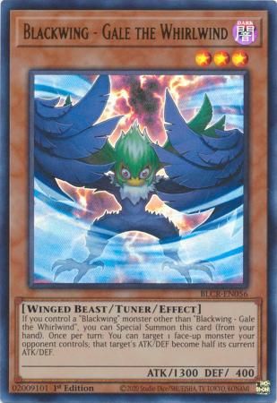 Blackwing - Gale the Whirlwind - BLCR-EN056 - Ultra Rare 1st Edition Battles of Legend: Crystal Revenge 1st Edition Singles