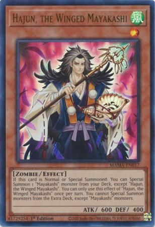 Hajun, the Winged Mayakashi - MAMA-EN017 - Ultra Rare 1st Edition Magnificent Mavens 1st Edition Singles