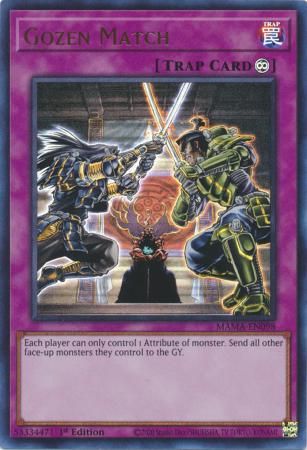 SH Gozen Match - MAMA-EN098 - Ultra Rare 1st Edition Magnificent Mavens 1st Edition Singles