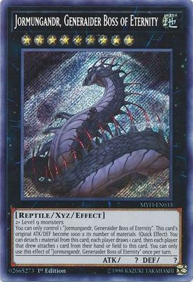 SH Jormungandr, Generaider Boss of Eternity - MYFI-EN033 - Secret Rare 1st Edition Mystic Fighters Singles