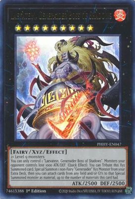 SH Laevatein, Generaider Boss of Shadows - PHHY-EN047 - Ultra Rare 1st Edition Photon Hypernova 1st Edition Singles
