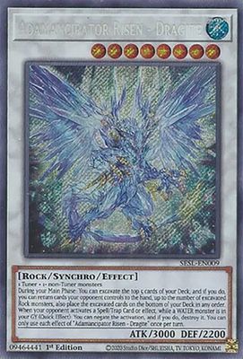 SH Adamancipator Risen - Dragite - SESL-EN009 - Secret Rare 1st Edition Secret Slayers Singles