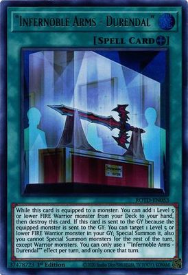 SH Infernoble Arms - Durendal - ROTD-EN053 - Ultra Rare 1st Edition Rise of the Duelist [ROTD] 1st Edition Singles