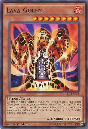 Lava Golem - DPBC-EN034 - Rare 1st Edition Duelist Pack: Battle City Singles